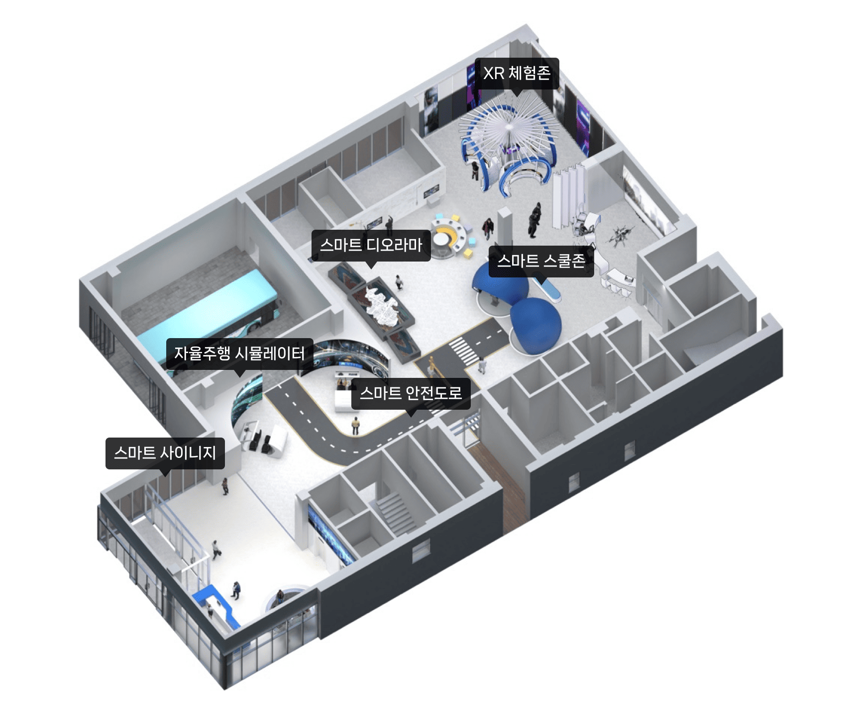 홍보 체험관 조감도